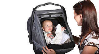 SnoozeShade SnoozeShade for Infant Car Seats Deluxe