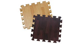 One Step Ahead Wood-Grain Foam Mat