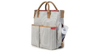 Skip Hop Duo Luxe French Stripe Bag