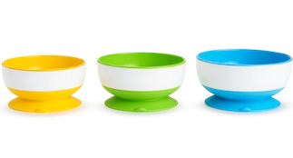Munchkin Stay Put Suction Bowls 3-Pack